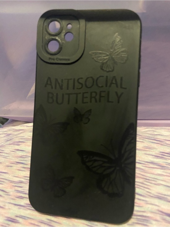 Other - Antisocial Butterfly Black IPhone 11 Case